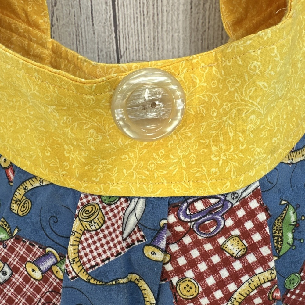 Handmade Hobo Bag Sewing Quilting Theme Boho Purse Cottagecore Vintage Grandma - Picture 2 of 16